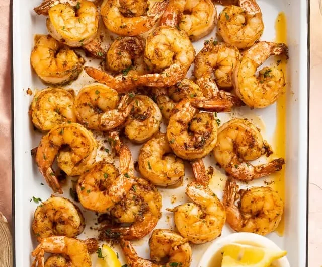Broiled Shrimp with Garlic