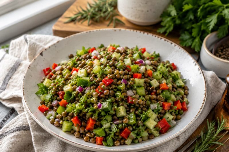 Low-Carb Lentil Salad