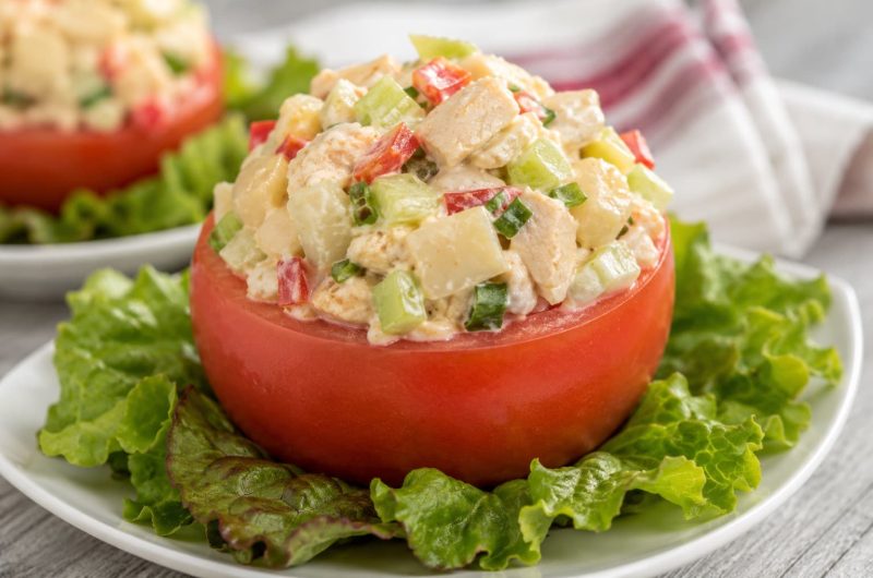 Chinese Chicken Salad with Crunchy Water Chestnuts