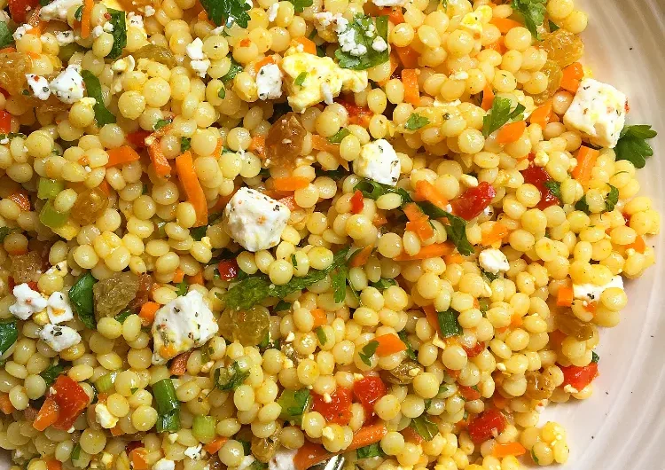 Couscous Salad (Healthy, Diabetes-Friendly & Easy Side Dish)